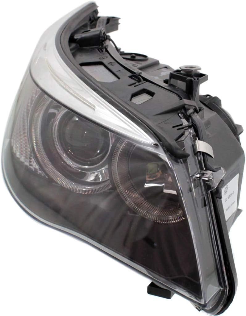 BMW 545i Headlight Assembly 2004 2005 Passenger Side HID R121728