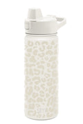 18 fl oz Insulated Stainless Steel Water Bottle with Silicone Straw Lid R898304