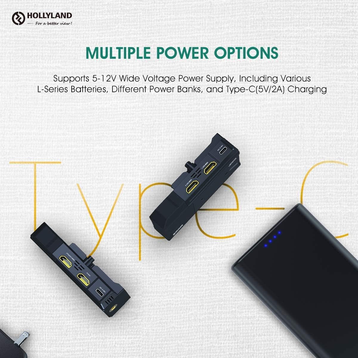 Wireless Transmitter and Receiver for Camera with 300ft Long Range Low Latency 1080P HD Video Transmission C2698