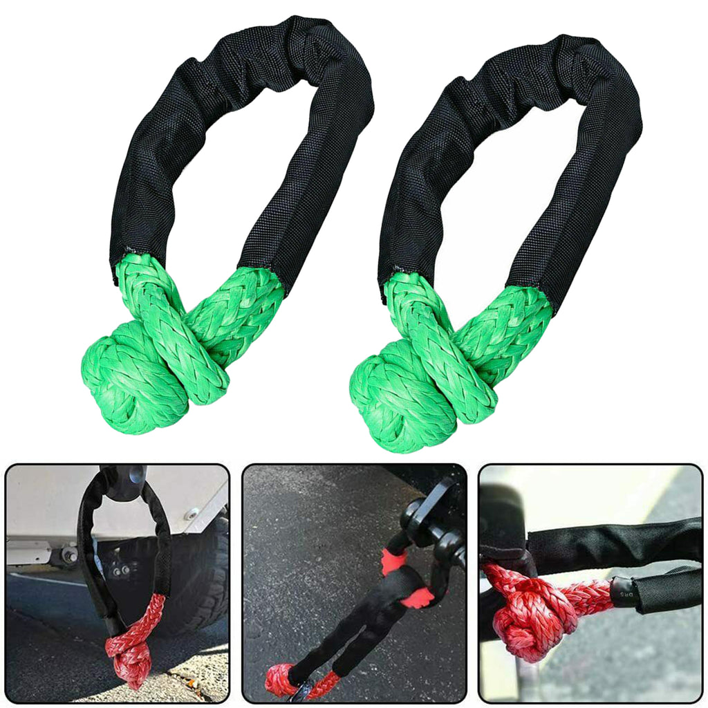 Soft Shackle 1/2" 38000lbs Breaking Strength 4X4 Truck Climbing Boating B585393