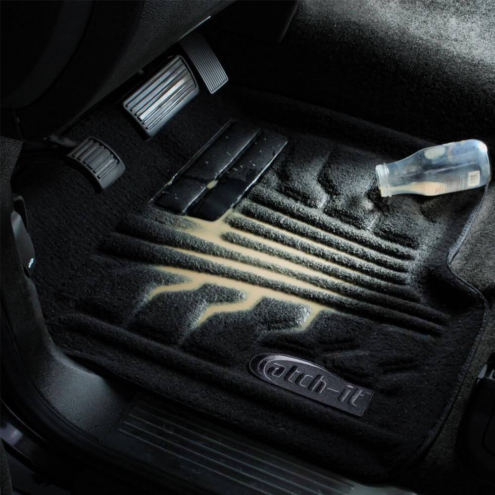 Black Vinyl Rear Floor Mat N386574