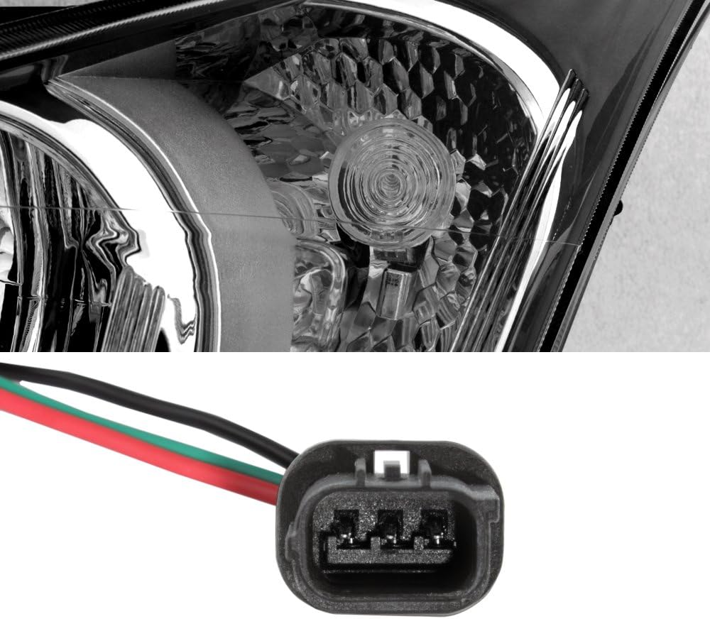 Driver Left + Passenger Right Side Pair Halogen Headlights for Chevy Cruze K9846