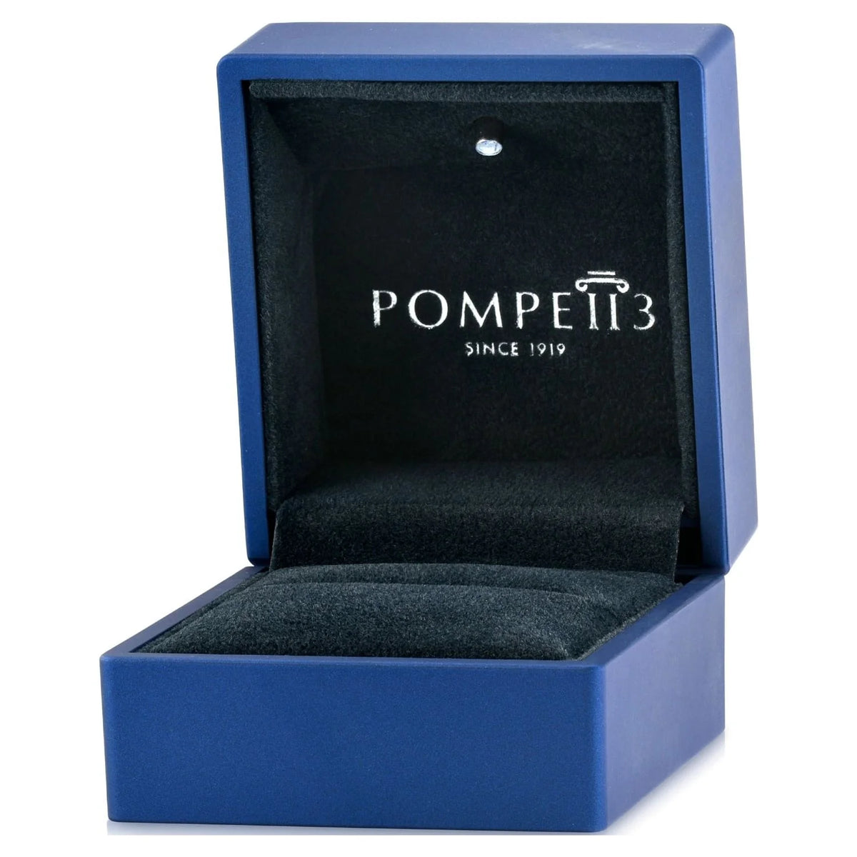 14K White Gold Diamond & Sapphire Eternity Ring P7653