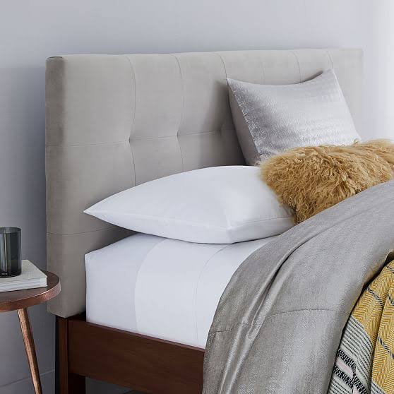 Graphite Cal King Tufted Headboard O740