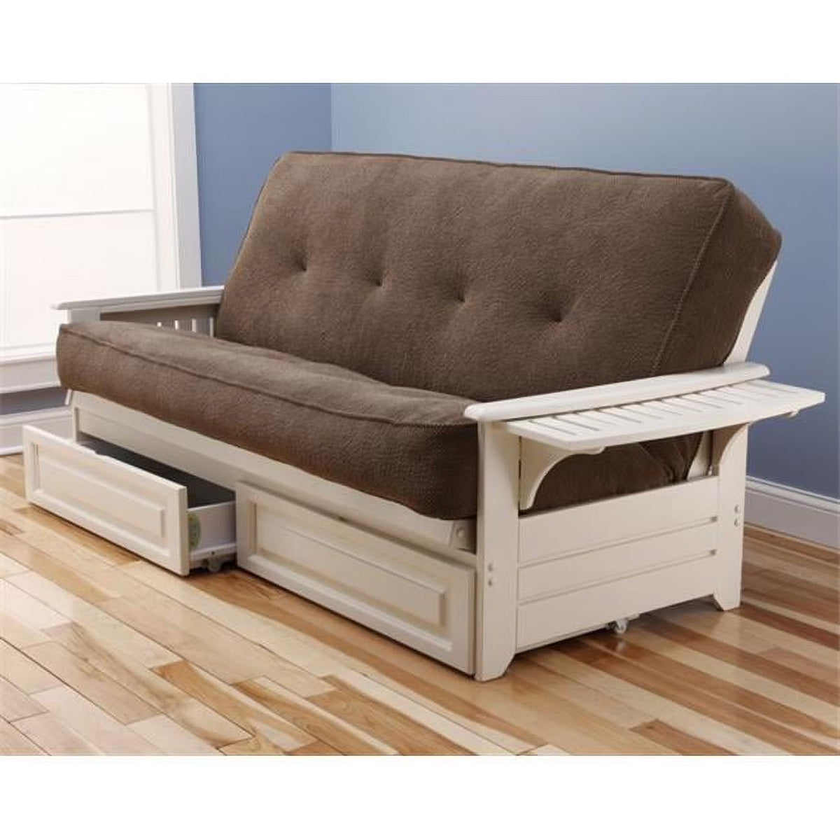 Light Brown Mattress with Storage Drawers C680803