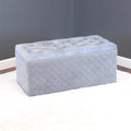 Rectangle Velvet Ottoman X990463