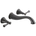Two Handle Wall Mount Bathroom Faucet Trim Q68043