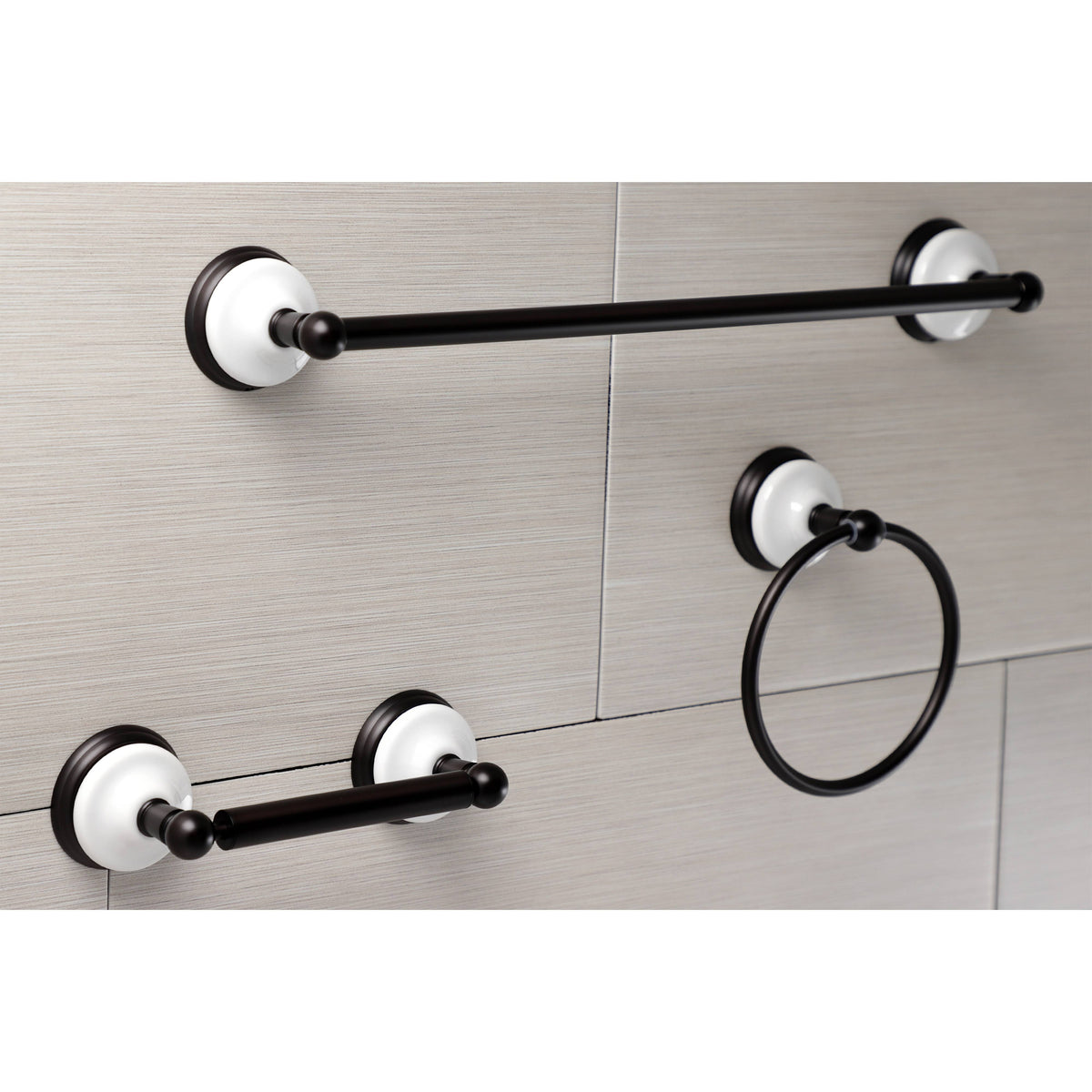 3-Piece Bathroom Hardware, Oil Rubbed Bronze K999