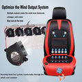 Cooling Car Seat Cushion Cover (Black and Red) V208177