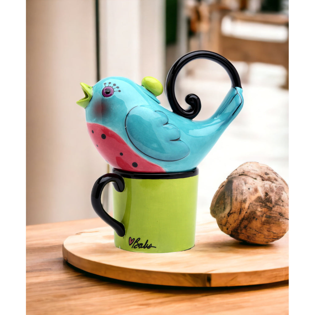 Ceramic Blue Bird Tea For One S458228