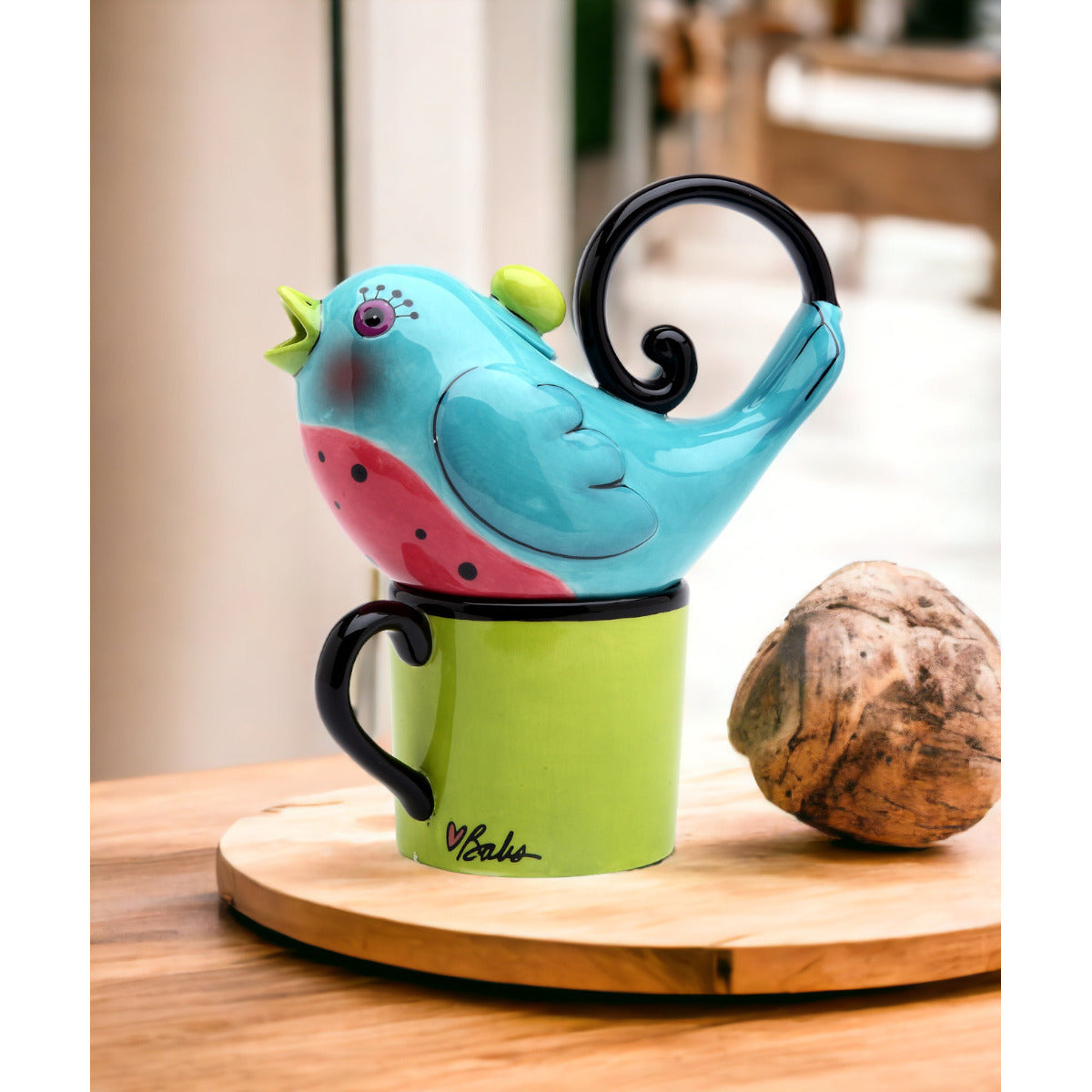 Ceramic Blue Bird Tea For One S458228