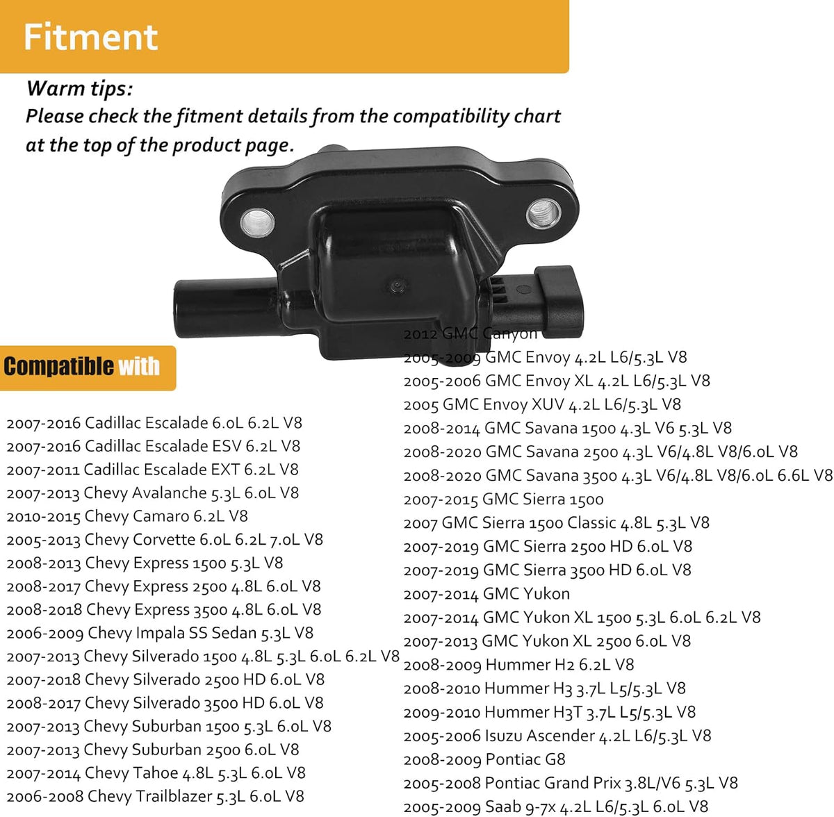 8pc Ignition Coil Pack A9394