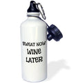 White Background Water Bottle, 21-ounce P676