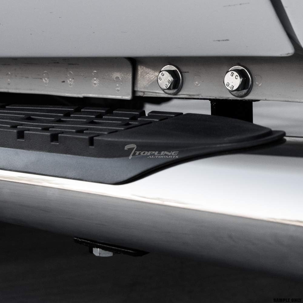 4" Oval Polished Stainless Steel Side Step Nerf Bars Rail Running Boards U251