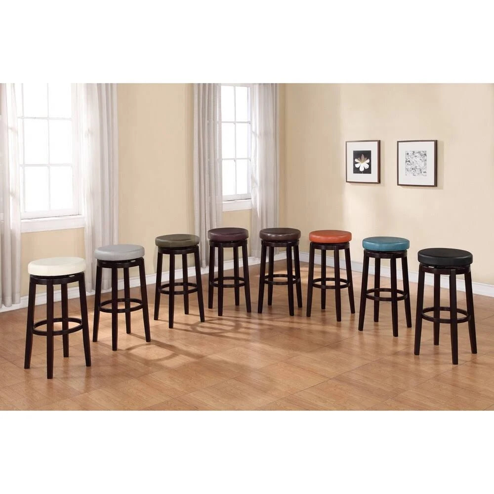 Red Swivel Bar Stool T36223