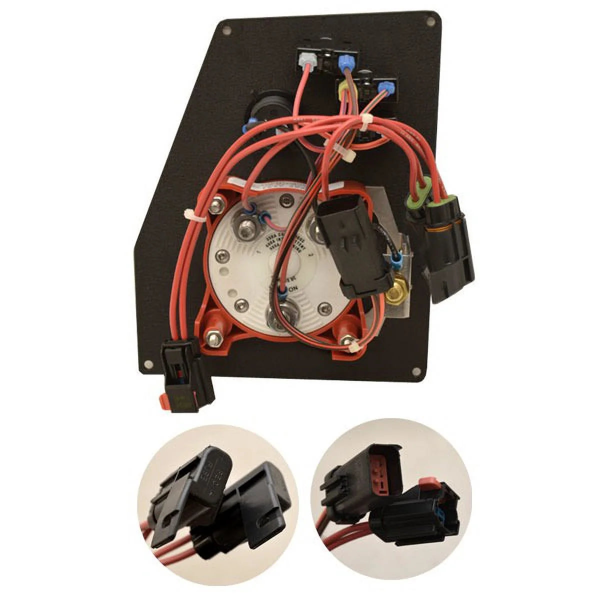 Black Aluminum Boat Battery Switch Panel O73845