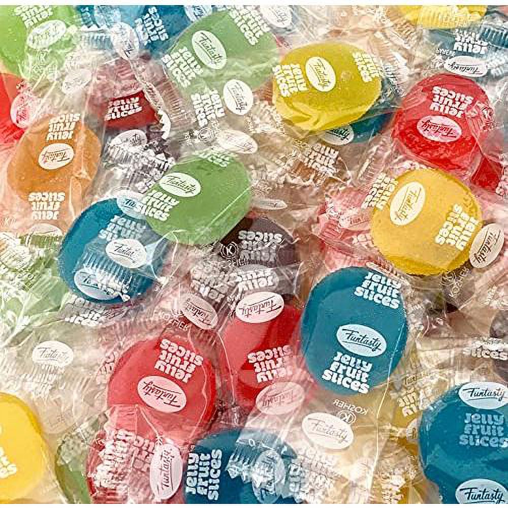 Fruit Disk Jelly Patties Candy, Individually Wrapped, 2 Pounds T454