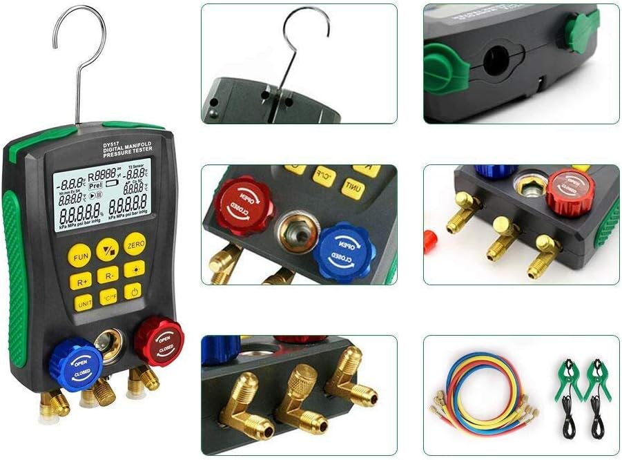 Digital Manifold HVAC System Gauge X81864