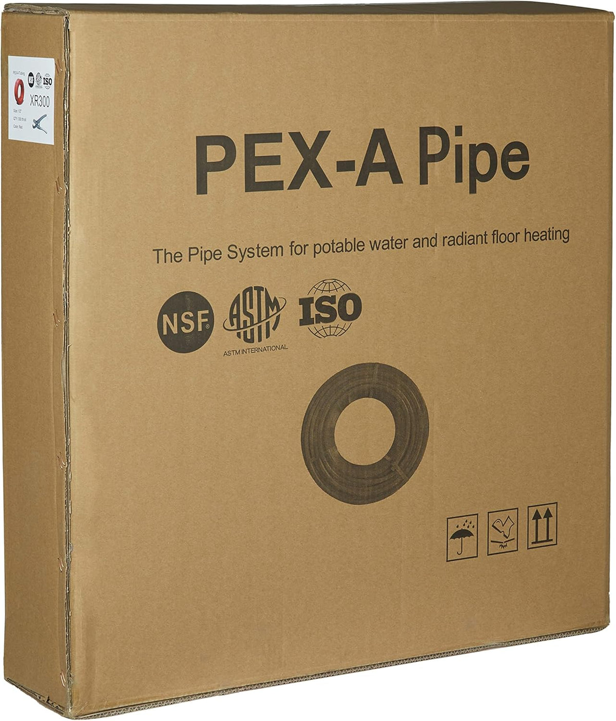 Blue & Red 1/2 inch 2 x100 ft (200 ft) Pex-A Pipe/Tubing with Pipe Cutter C806368
