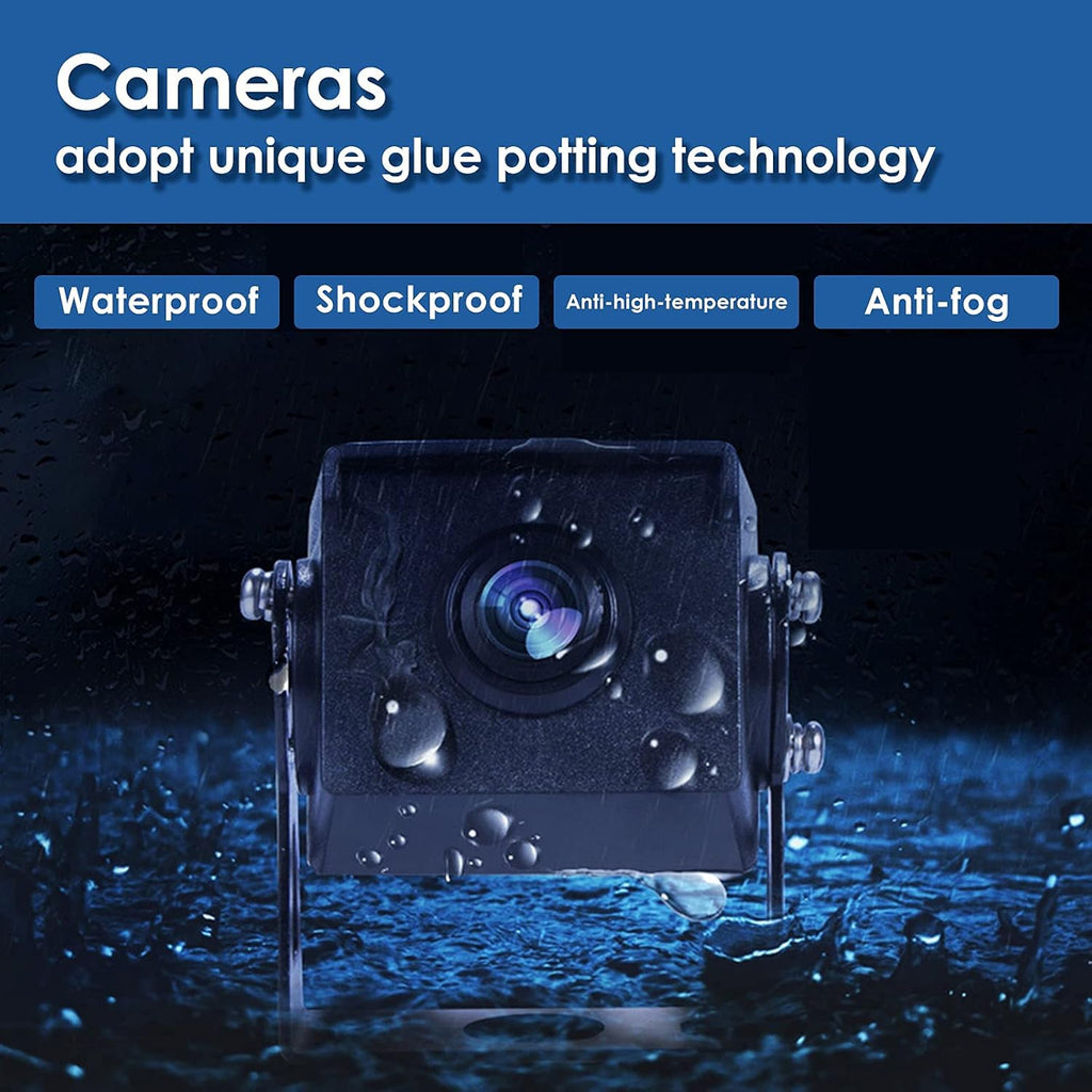 10.1 inch FHD1080P Truck Backup Camera with Built-in Recorder and Quad Split Monitor R77707