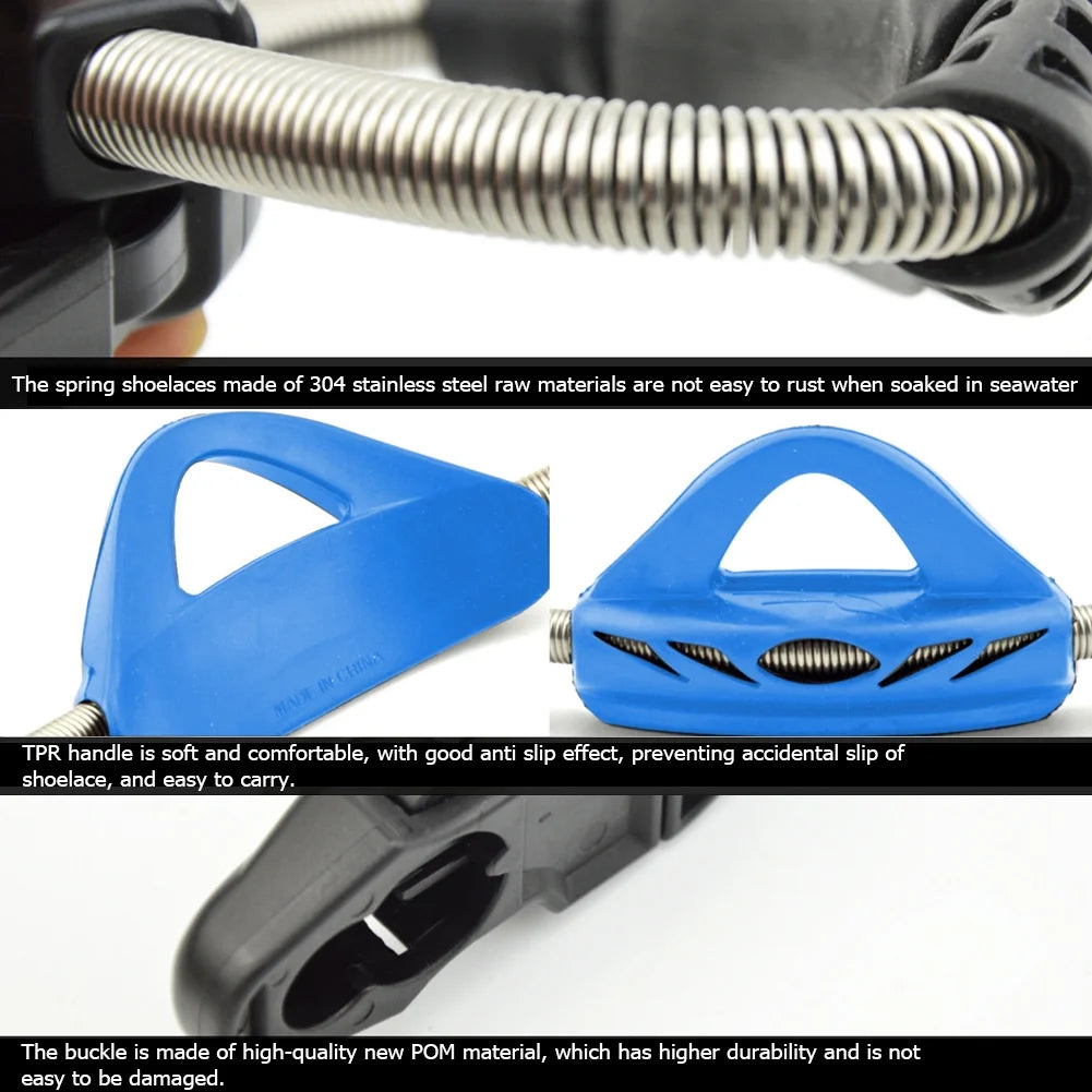 Stainless Steel Spring Heel Straps for Fins H306