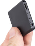 Slimmest Voice Activated Recorder, 145 Hours Recording Capacity, MP3, 24 Hours Battery, Metal Case, Pack of 2 I49003