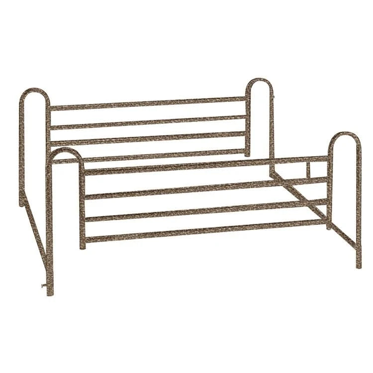 Semi Electric Bed with Full Rails and Therapeutic Support Mattress J5897