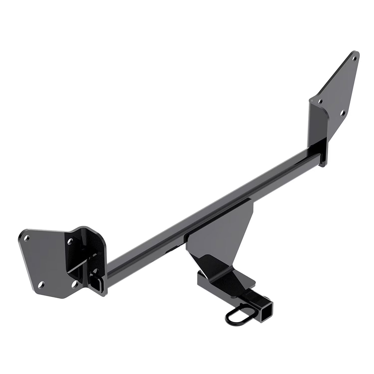 Class 1 Trailer Hitch, 1-1/4 Inch Square Receiver, Black G118255