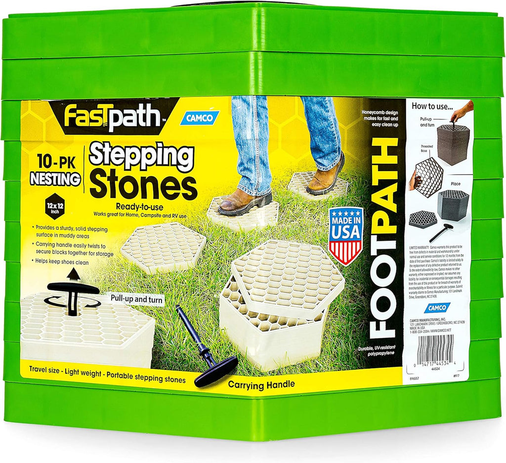 Charcoal 10-Pack Portable Stepping Blocks Y702