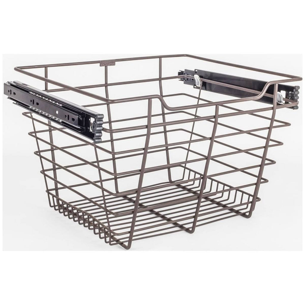 Satin Nickel Closet Pullout Basket J75524