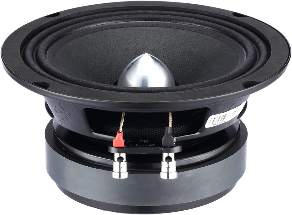 6.5” Pro Audio Midrange Loudspeaker, 250 Watts RMS, Pack of 2 D107761