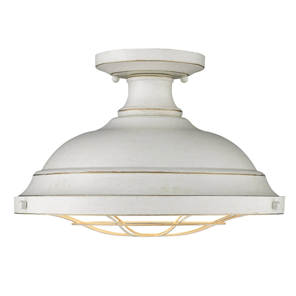 Black Patina Two Light Semi-Flush Z2665