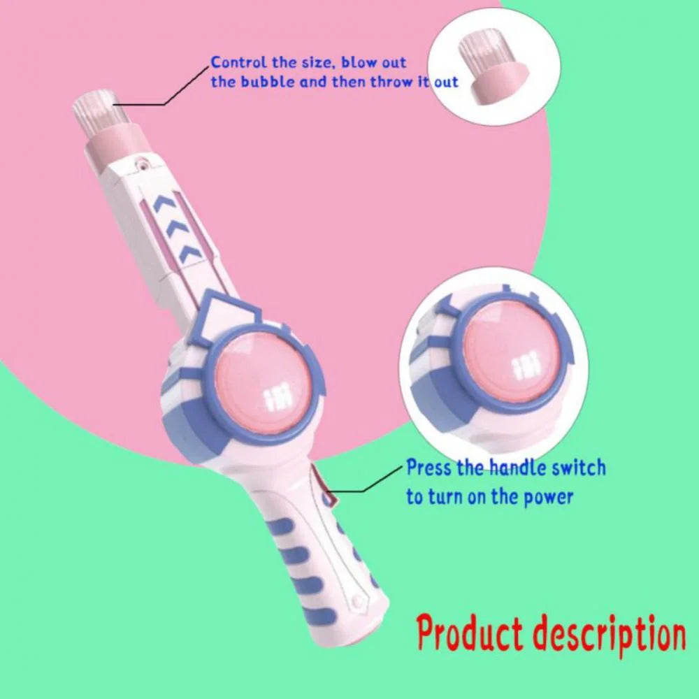 Blue Bubble Fish Electric Bubble Blowing Machine A855028