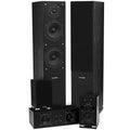 5.0 Channel 190W RMS 5 Speakers Black Speaker System S10104