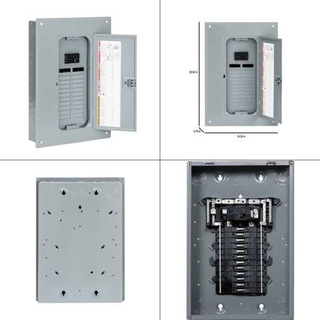 100 Amp 24-Space 34-Circuit Indoor Main Breaker Load Center Q6426