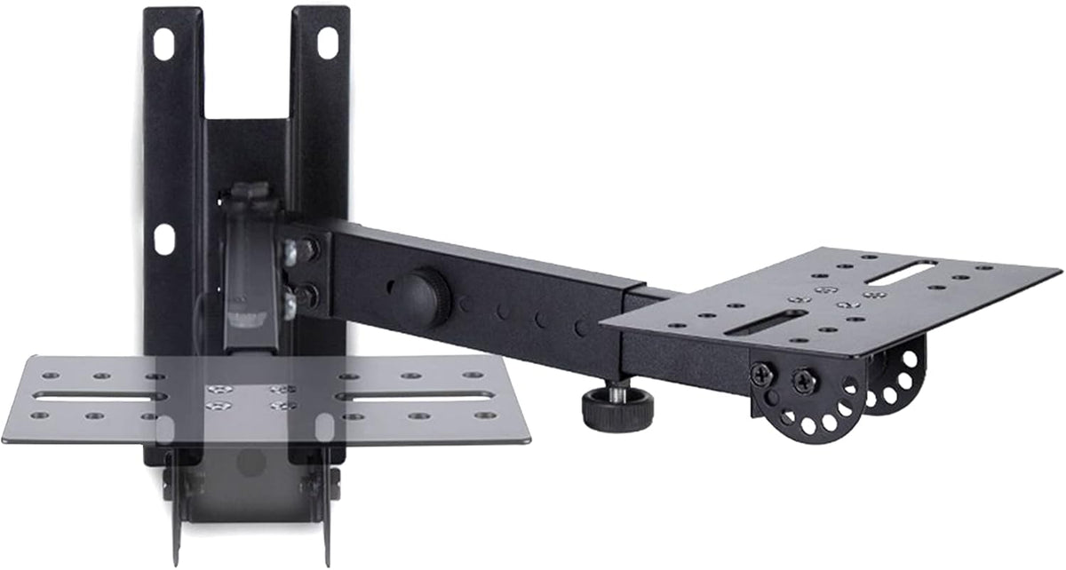 Black Speaker Wall Mount Stand Bracket, 100 lbs Capacity, 2 Packs Q647