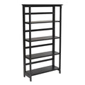 Black 5 Shelf Bookcase F832