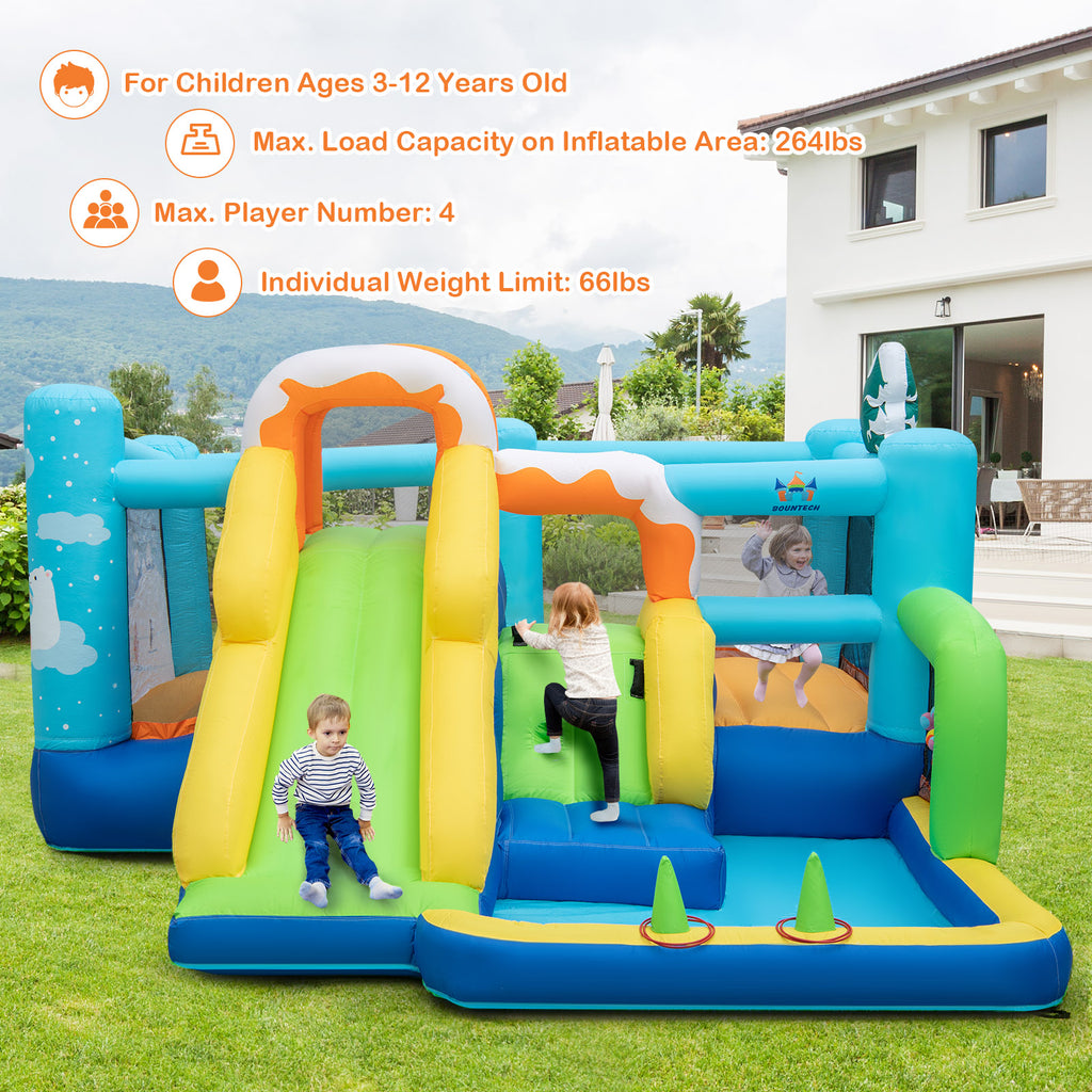 7-in-1 Kids Inflatable Bounce Castle I397