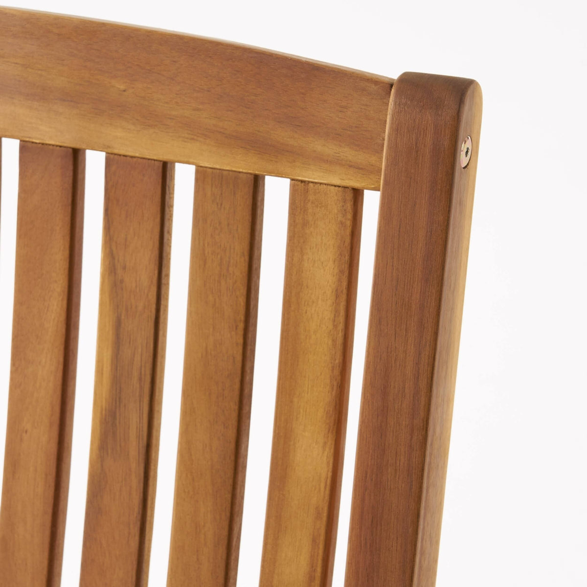 Acacia Wood Rocking Chair Dark Gray M75588