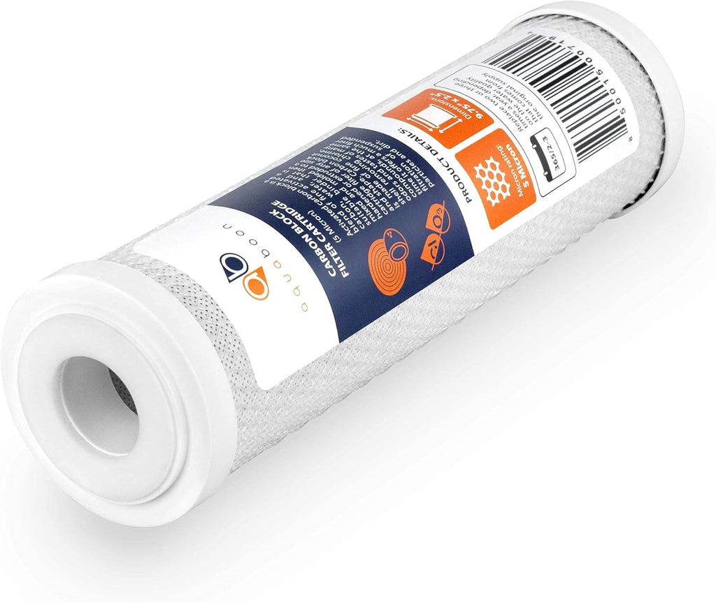 Replacement Filter Kit 5 PACK Carbon+Sediment+Inline 5 Micron 10 inch Cartridges U679