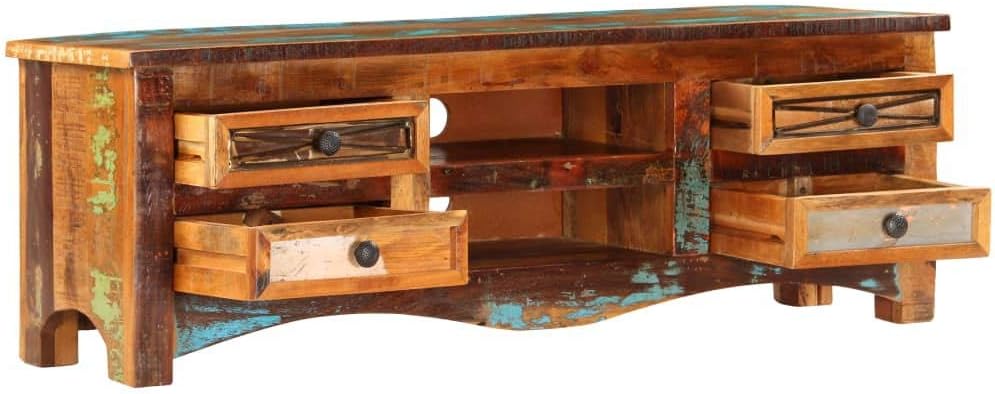 Solid Reclaimed Wood TV Cabinet W425