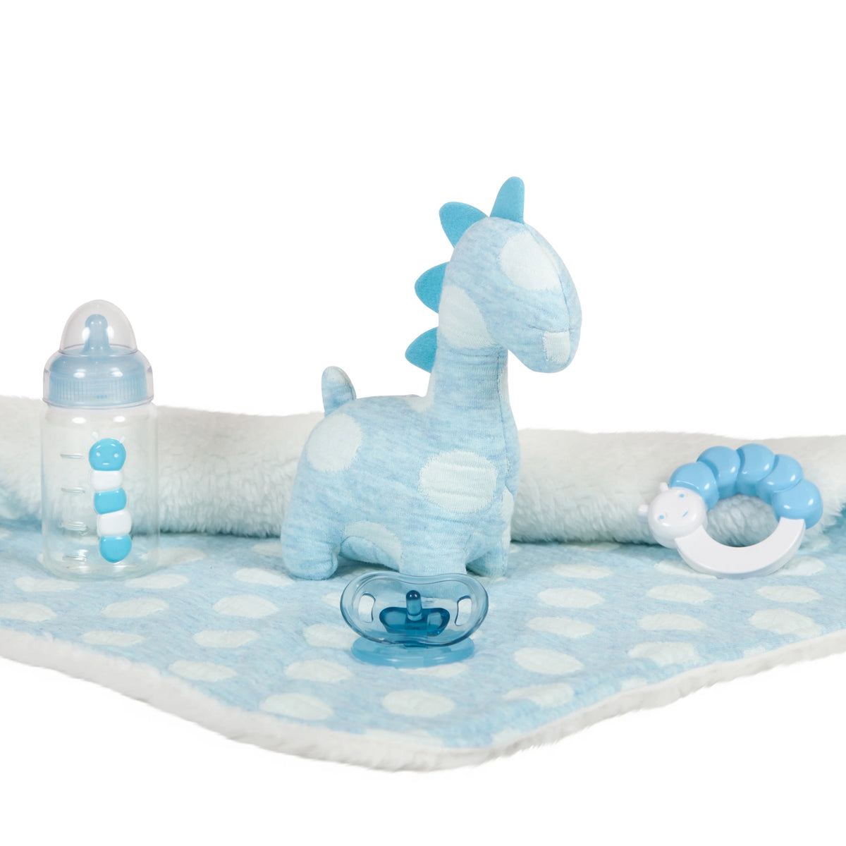 15" All-Vinyl Baby Doll in Blue with Deluxe Accessories G226618