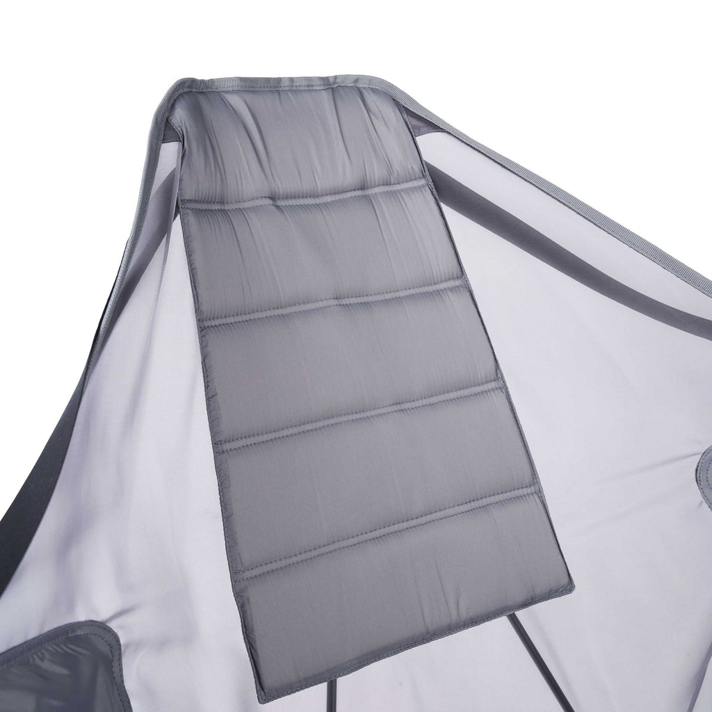 Reclining Mesh Hammock Chair, Gray, Polyester F343