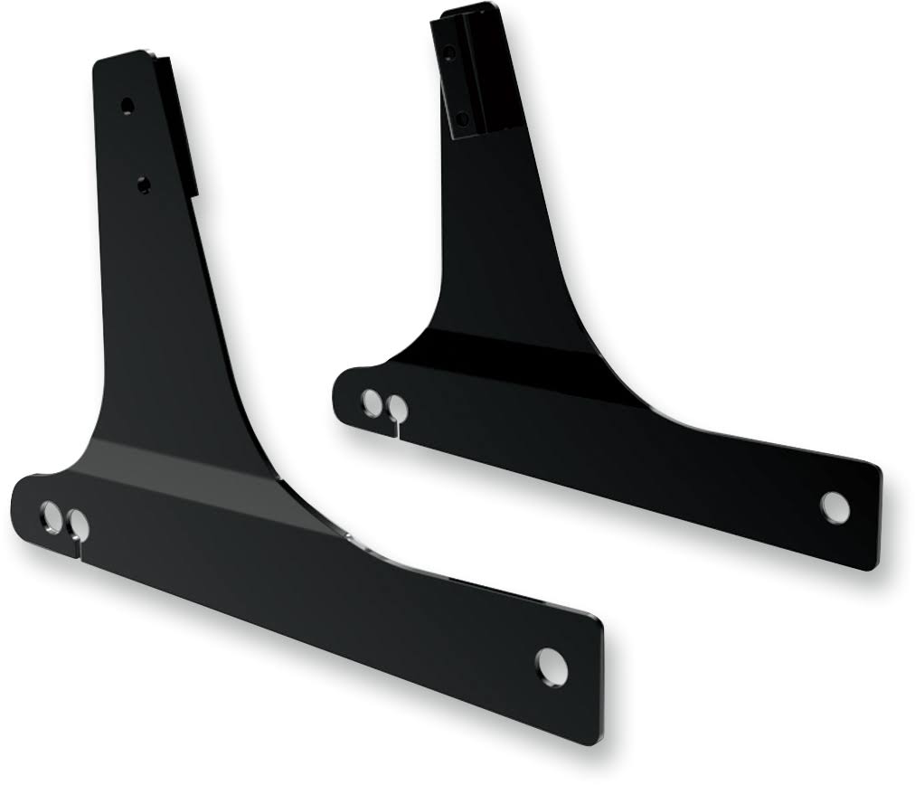 Black Sissy Bars and Side Plates D865