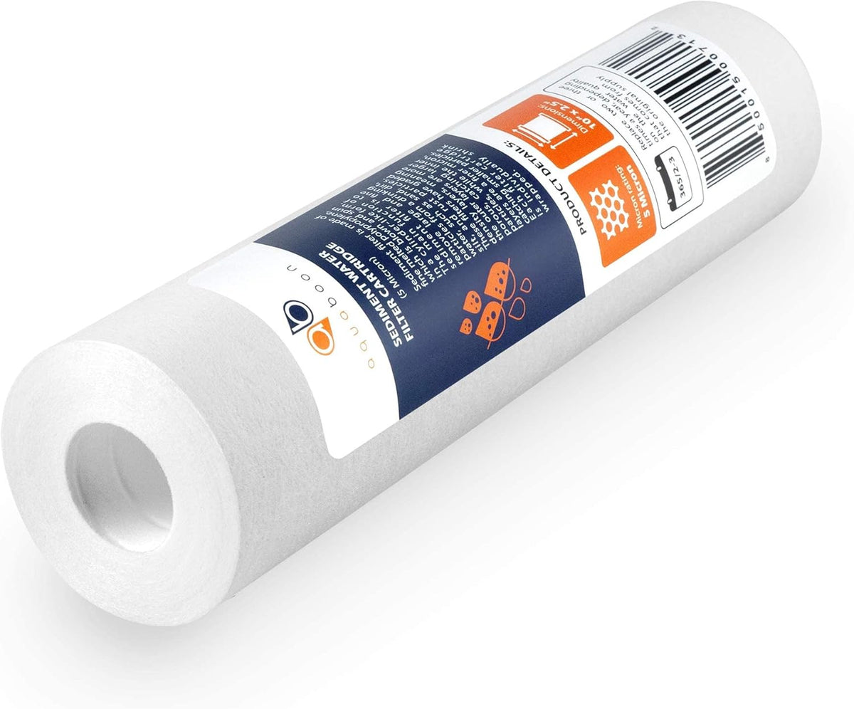 Replacement Filter Kit 5 PACK Carbon+Sediment+Inline 5 Micron 10 inch Cartridges U679