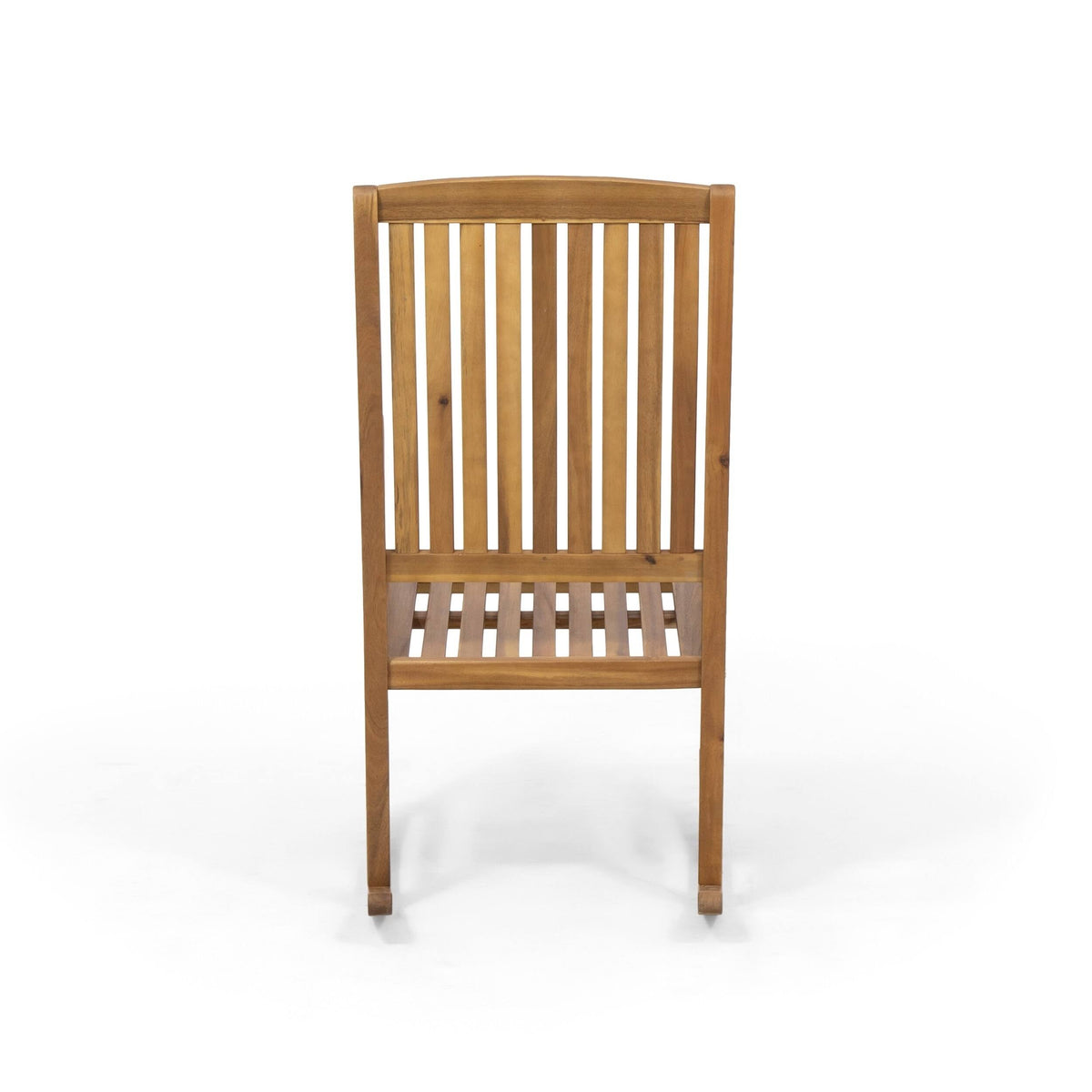 Acacia Wood Rocking Chair Dark Gray M75588