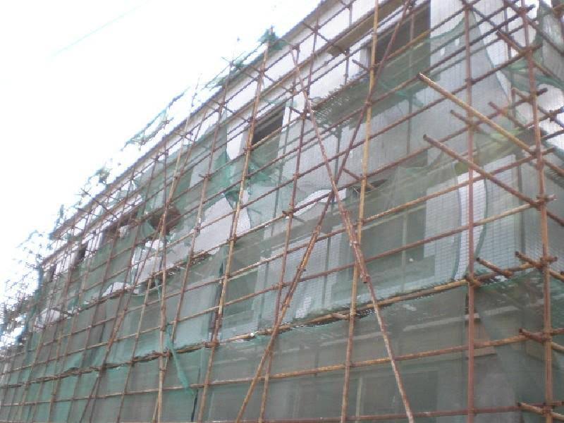 Fire Retardant Vertical Debris Safety Netting, 12&H x 200&W, Black B79635