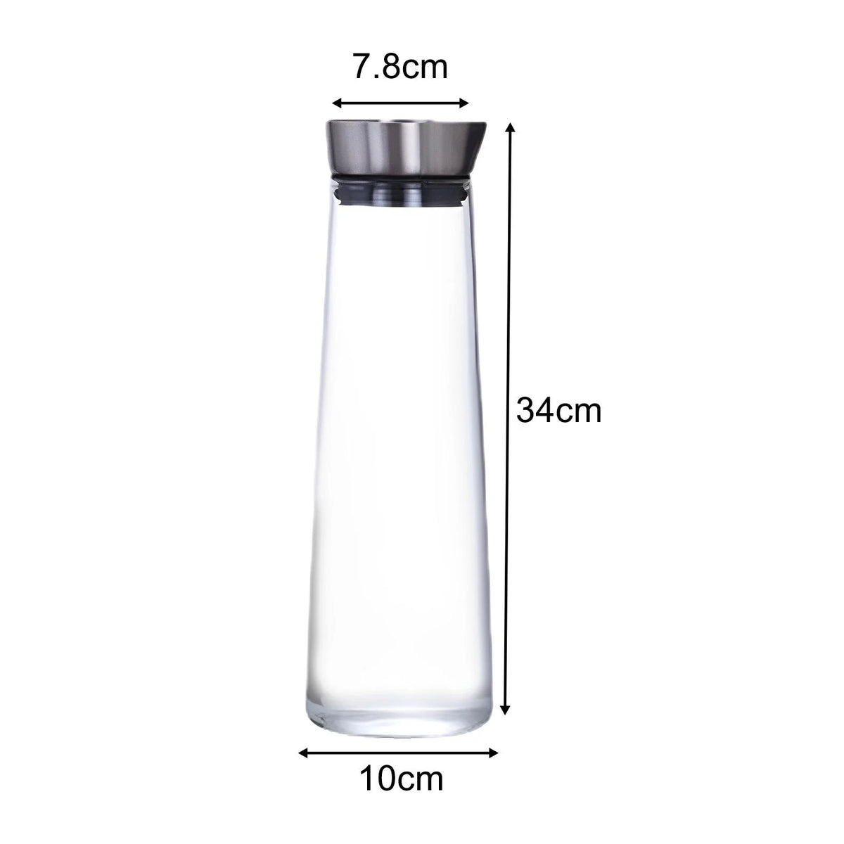 Glass Water Bottle 1.5L Pitcher D71037