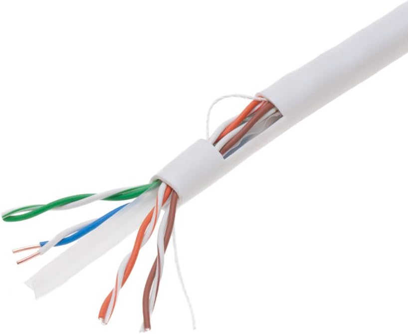 1000ft CAT6 Solid Ethernet LAN UTP 23AWG Network Cable (Gray) H3621