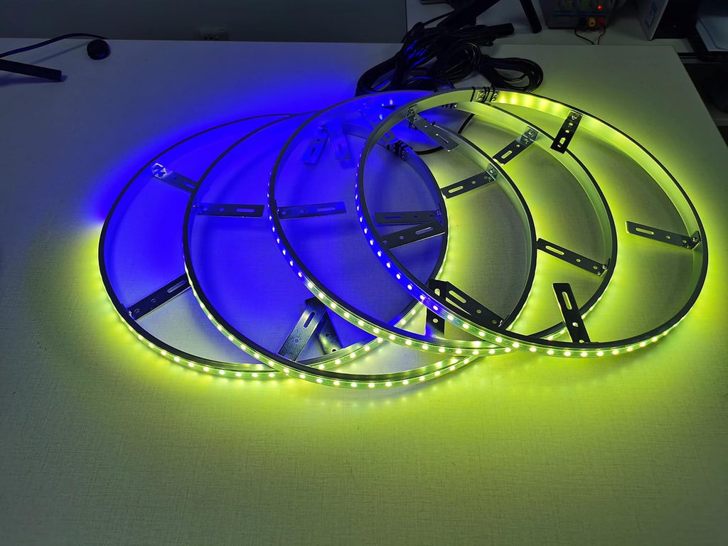4PCS 15.5” Waterproof LED Wheel Light Kit with App Control J869